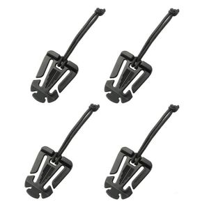 【vaps_3】ウェブドミネーター 4個セット ブラック バックル クリップ リュック バッグ