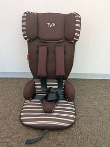 日本育児 トラベルベスト ECプラス ブラウンボーダー チャイルドシート ジュニアシート