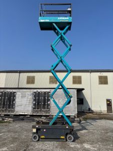 高所作業車 ENTL061 動作確認済 AIRMAN 北越 2459hr 作業台高さ6.1m 中古品