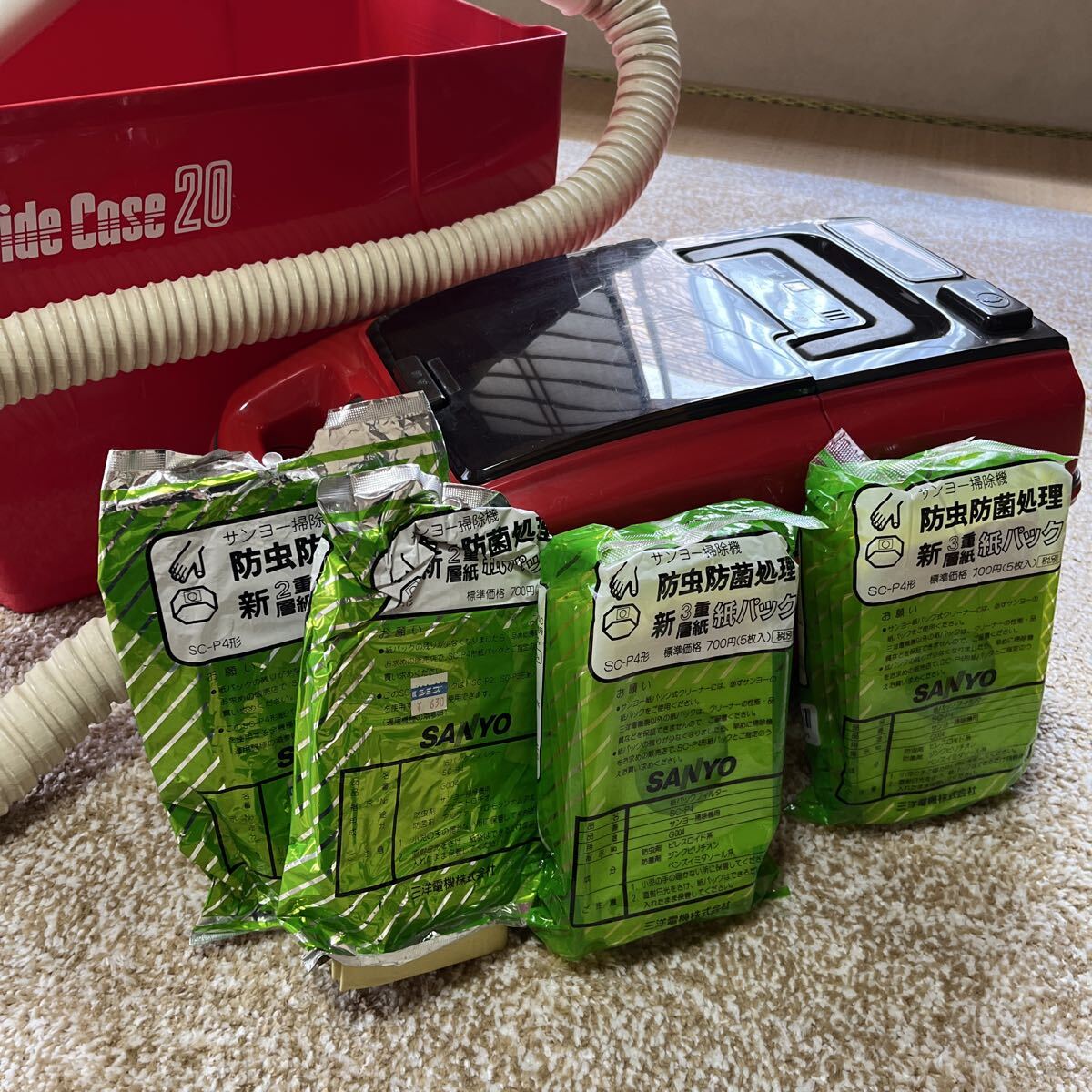 再出品【昭和レトロ美品】SANYO SC-TPS283 高級掃除機 1986年製 220W