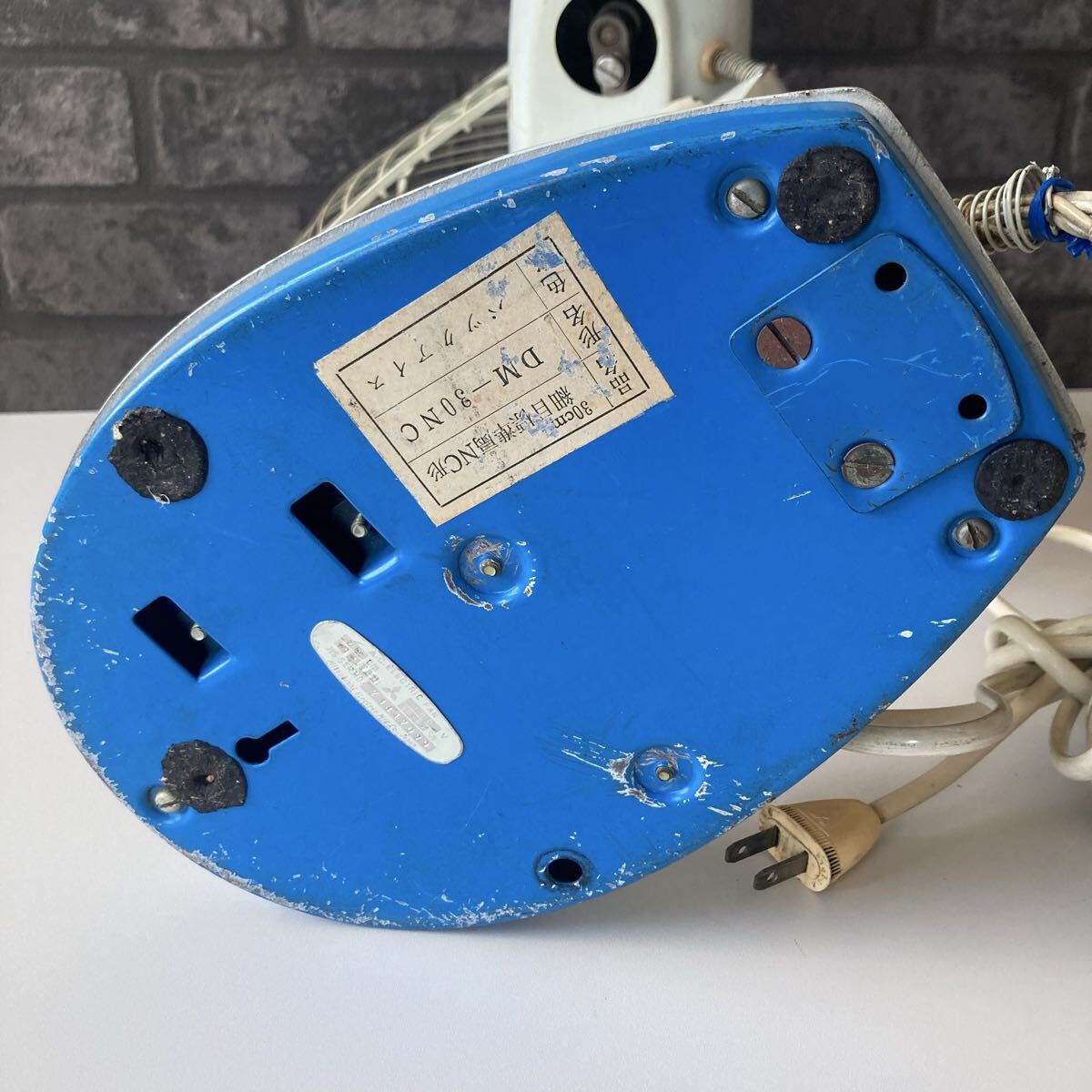 希少・三枚羽根】三菱 DM-30NC ジャンク 修理前提 レトロ扇風機(扇風機