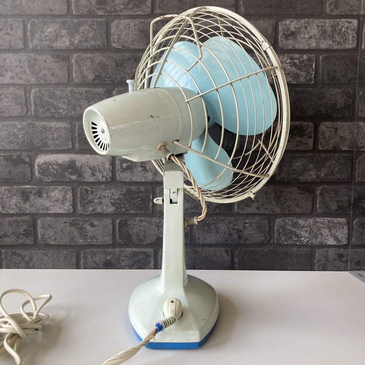 希少・三枚羽根】三菱 DM-30NC ジャンク 修理前提 レトロ扇風機(扇風機