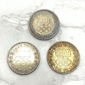 東京オリンピック記念 銀合金(セット)の中古価格は91,104円｜記念硬貨