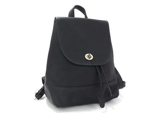 1円 ■美品■ COACH コーチ F09791 オールドコーチ ヴィンテージ レザー リュックサック