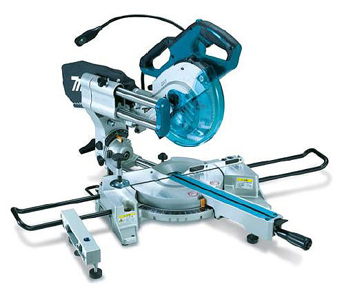 ★新品 makita マキタ 190mm スライド丸のこ LS0717FL 青