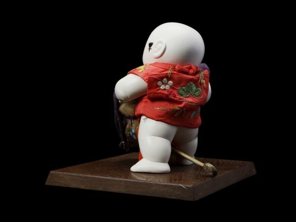 □有職御雛京人形司 平安 福三郎作 364御所人形 『春駒』 共箱□(御所