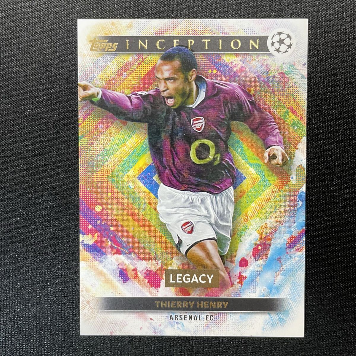 未開封レア！　ティエリ・アンリ FT CHAMPS 12インチ（約30cm） 2024-25 Topps Inception UEFA Thierry Henry Arsenal ティエリ