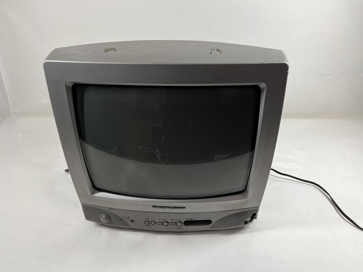 HITACHI 日立 14型 ブラウン管テレビ 14CL-HT8E 2001年製 割れあり