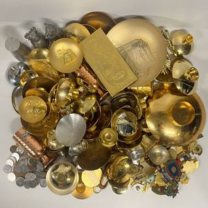 金メッキ GP 金杯など おまとめ品 ☆大量☆】 24K GP 金杯 金メッキ 盃 まとめ売り 30点 約2.7kg以上