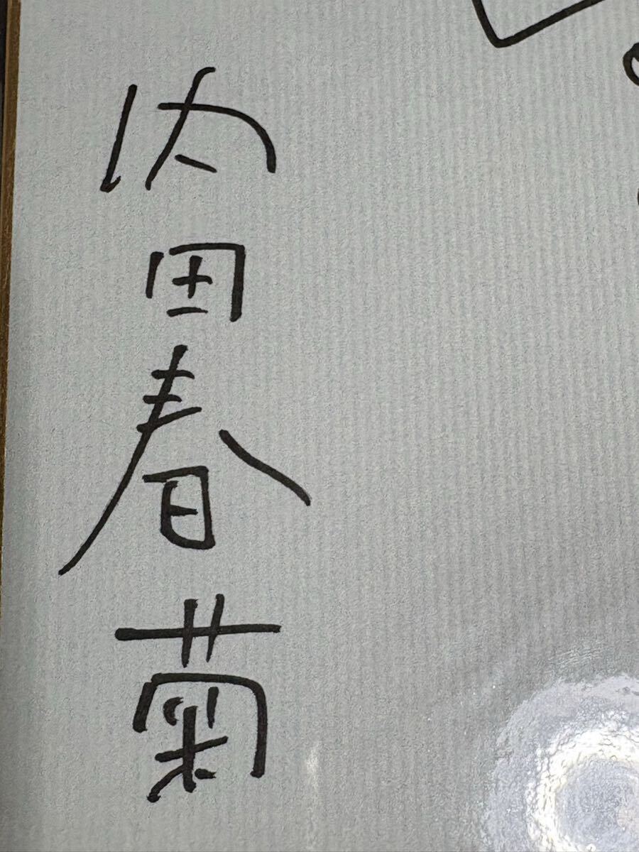 内田春菊 直筆イラスト色紙 南くんの恋人 （検） 色紙 直筆 サイズ