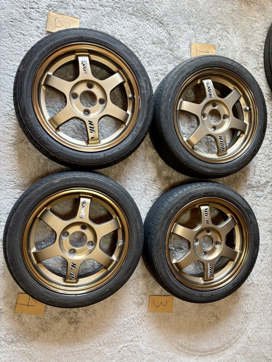希少】レイズ ボルクレーシング RAYS VOLK RACING TE37 ブロンズ 14