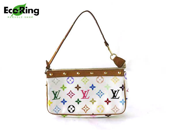 1円 美品 M92649ヴィトン マルチカラー アクセサリーポーチEV845