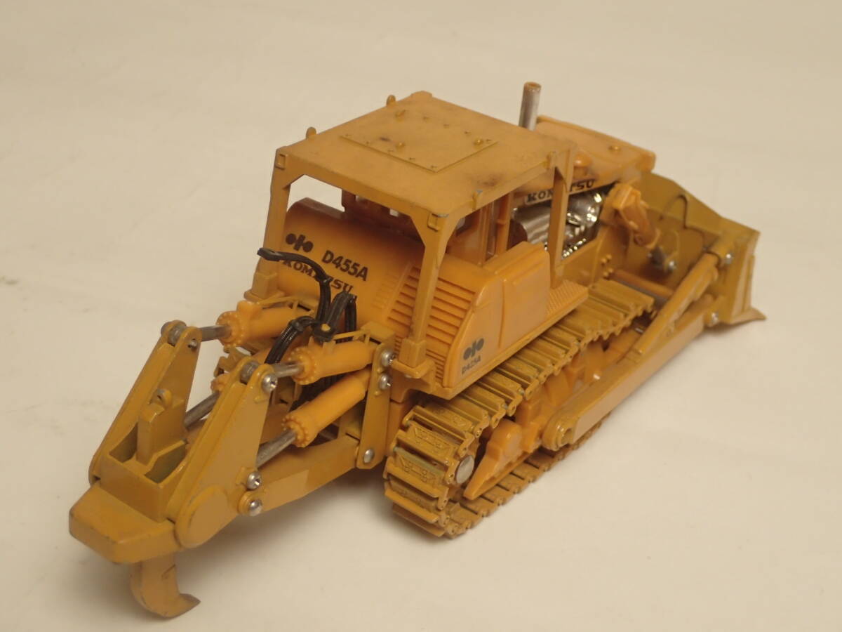 BB-163 コマツ KOMATSU D455A ブルドーザー ミニチュア 旧ロゴ 社章
