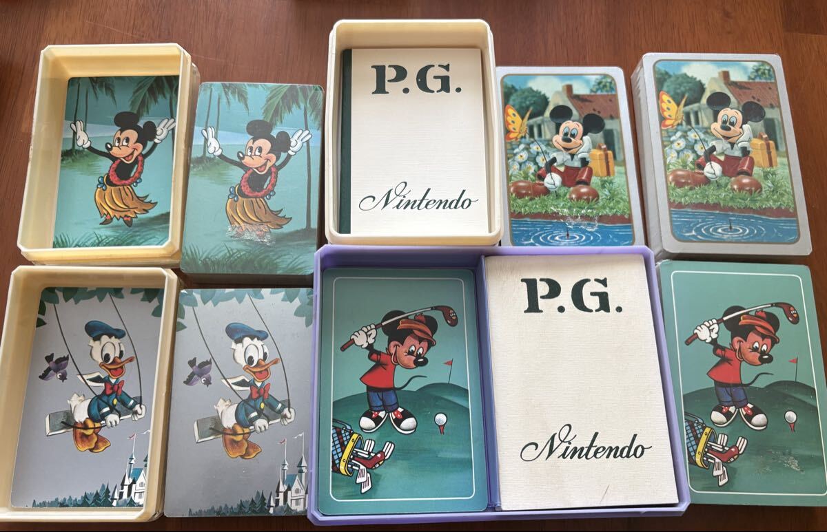 新品未開封 任天堂 ディズニー トランプ 8点セット ミッキー マウス