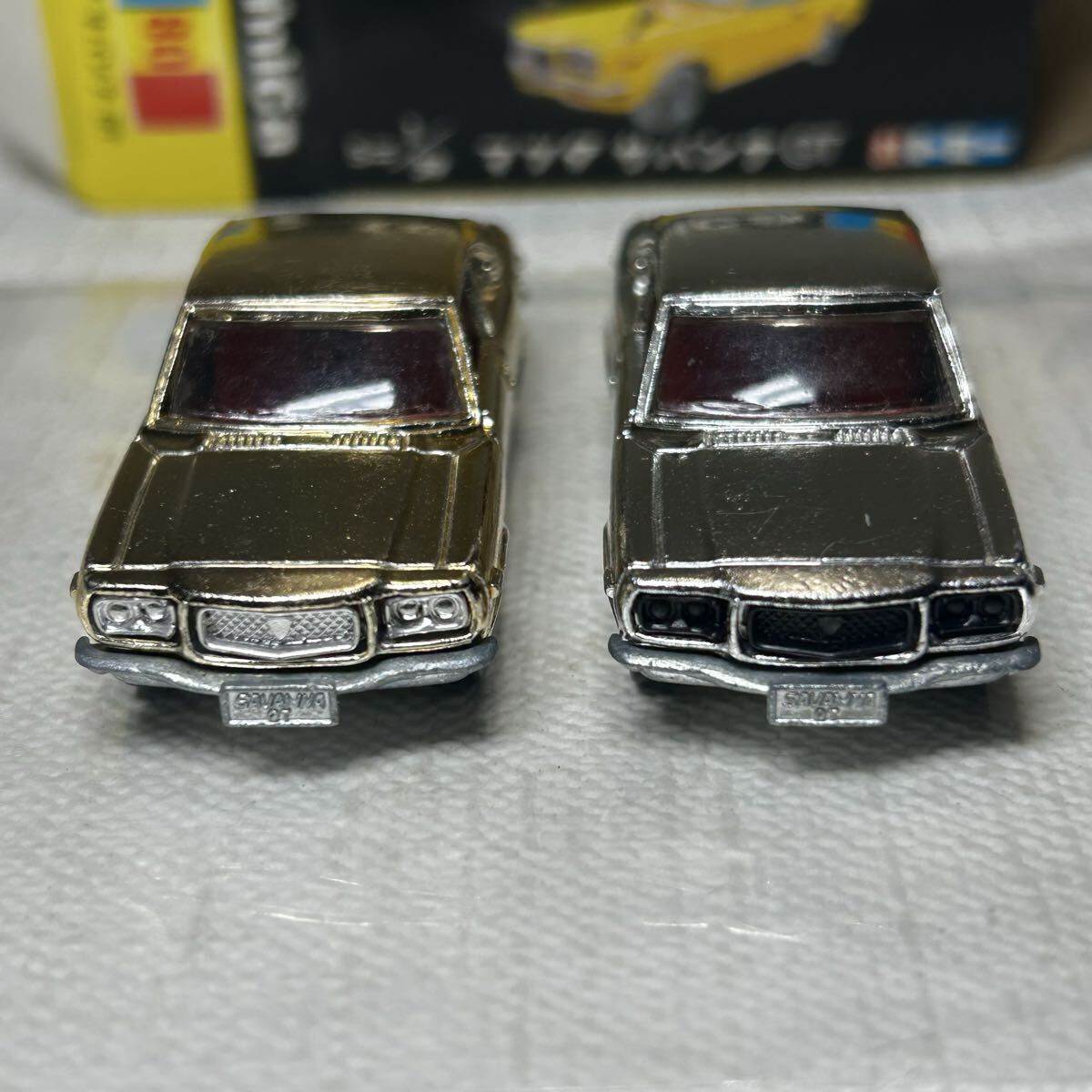 当時物新品 黒箱 トミカ マツダ サバンナ GT 1/59 No.80 金 銀 メッキ