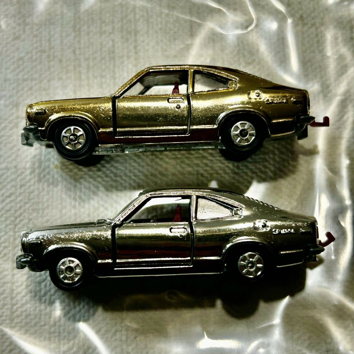 当時物新品 黒箱 トミカ マツダ サバンナ GT 1/59 No.80 金 銀 メッキ