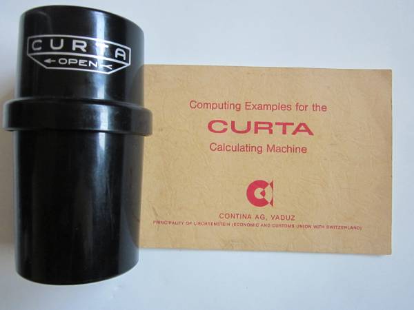 CURTA クルタ 機械式計算機 TYPE 1 説明書付き CURTA クルタ計算機