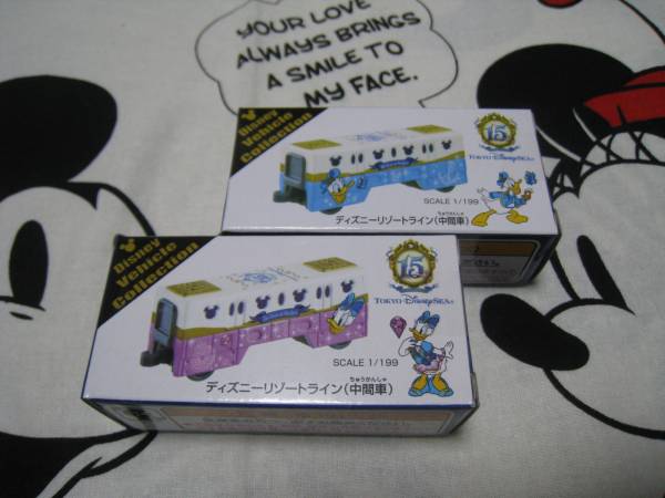 即決有 ディズニーシー トミカ 15周年 リゾートライン 6月 7月
