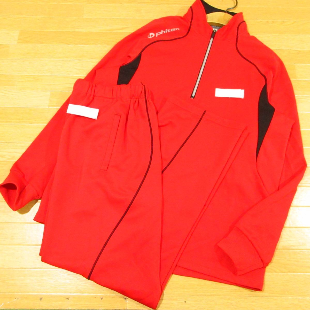 ◎美品！千葉 野田中央高校 Phiten製 XL 上下セット セットアップ