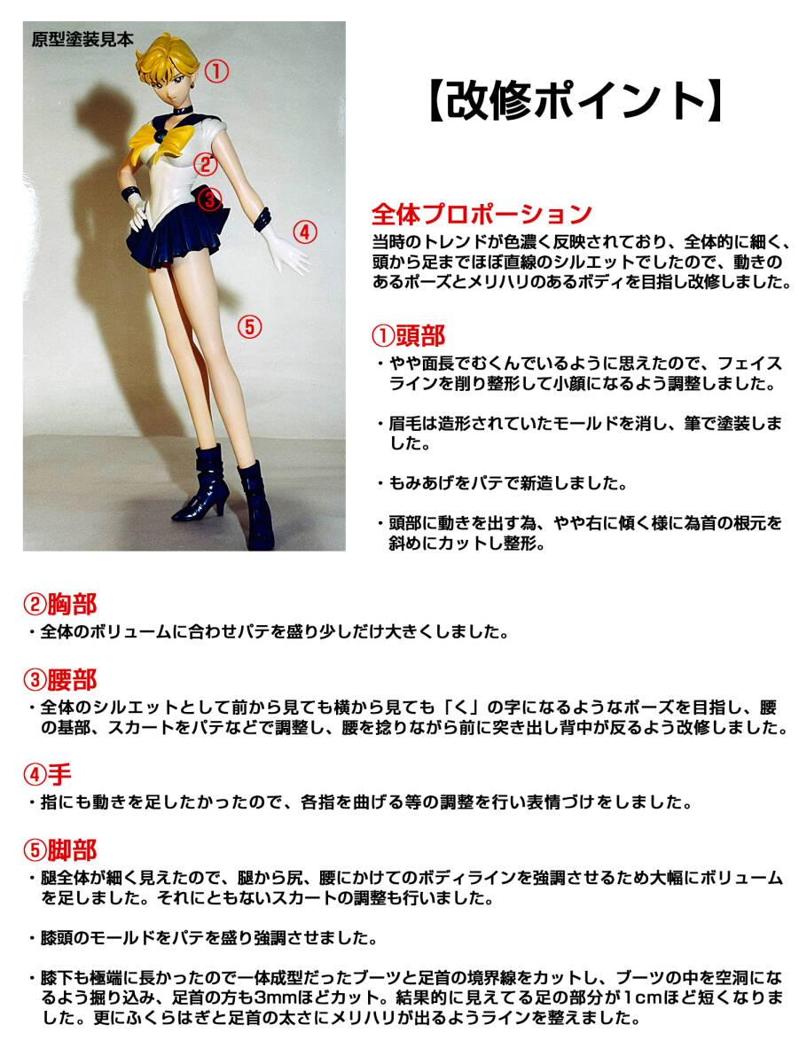 ガレージキット(一部改修)塗装済完成品】 1/5 セーラーウラヌス【美