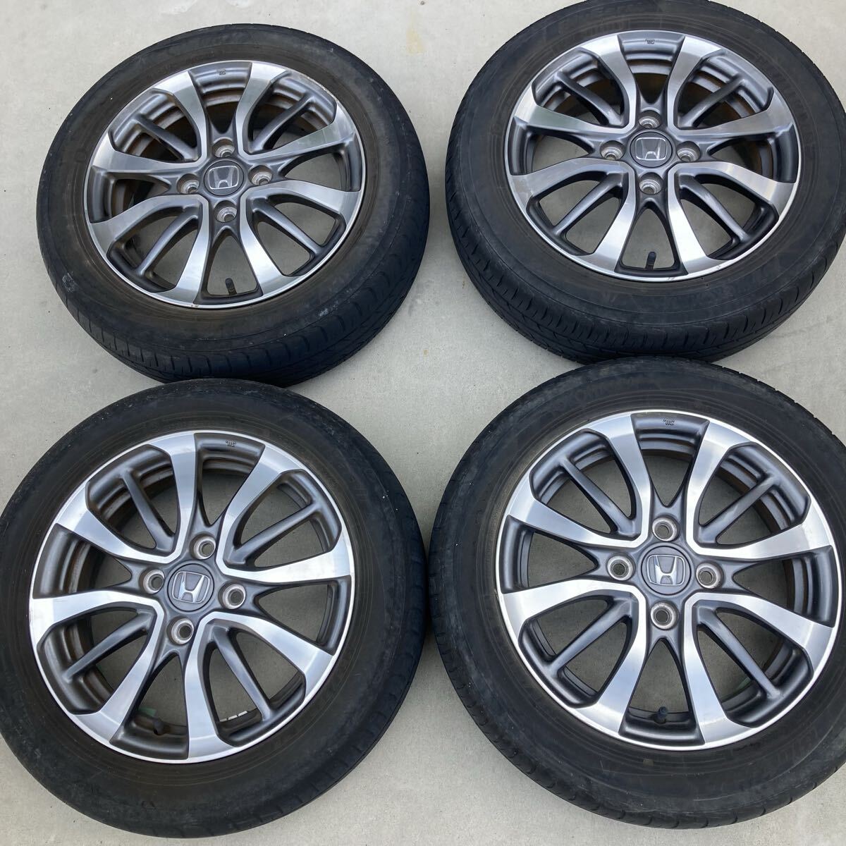 N-BOX カスタム 純正ホイール ナット付き155/65R14 中古 】ホンダ