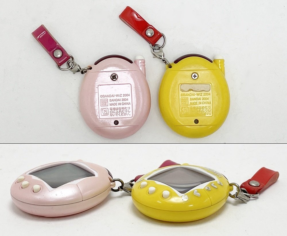 4点セット BANDAI たまごっち プラス ×3点 ピンク きゃらめる おれん