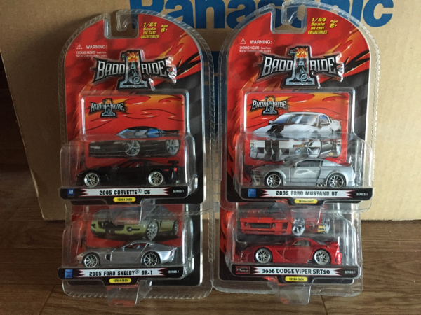 1/64 アメリカスポーツカー 4個セットJadaToys?ホットウィール？
