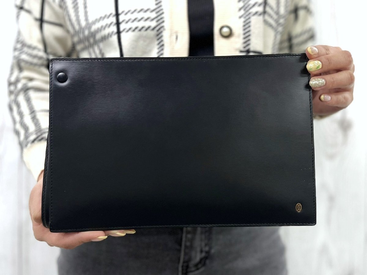 極美品 Cartier カルティエ セカンドバッグ ハンドバッグ バッグ