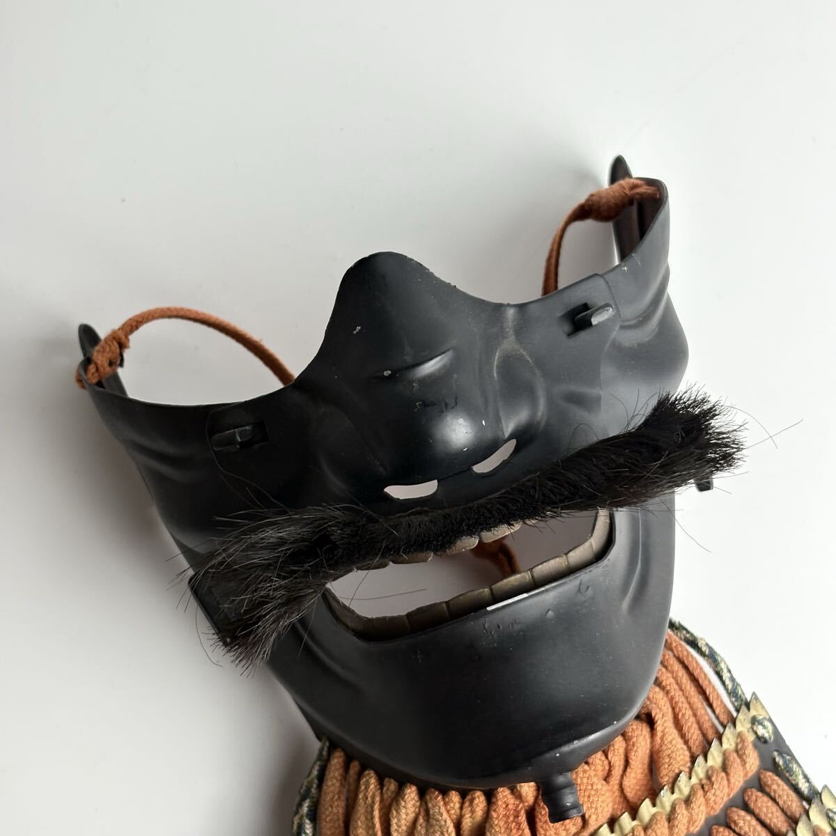 江戸時代 前立て 兜 面頬 甲冑 鎧 武将 武具 骨董 古美術 甲冑 面頬 時代武具 武具 検 武将 鎧兜 時代 日本 骨董 大鎧