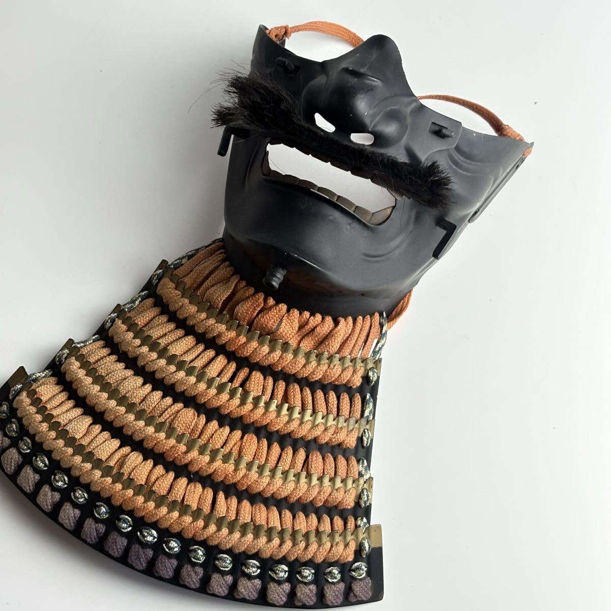 古美術 甲冑 面頬 時代武具 武具 検 武将 鎧兜 時代 日本 骨董 大鎧