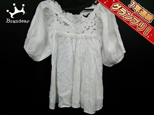 トマソステファネリ チュニック 40 レディース 新品同様 白