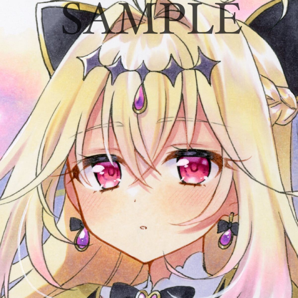 同人手描きイラスト＊名探偵プリキュア＊キュアアルカナ・シャドウ＊小