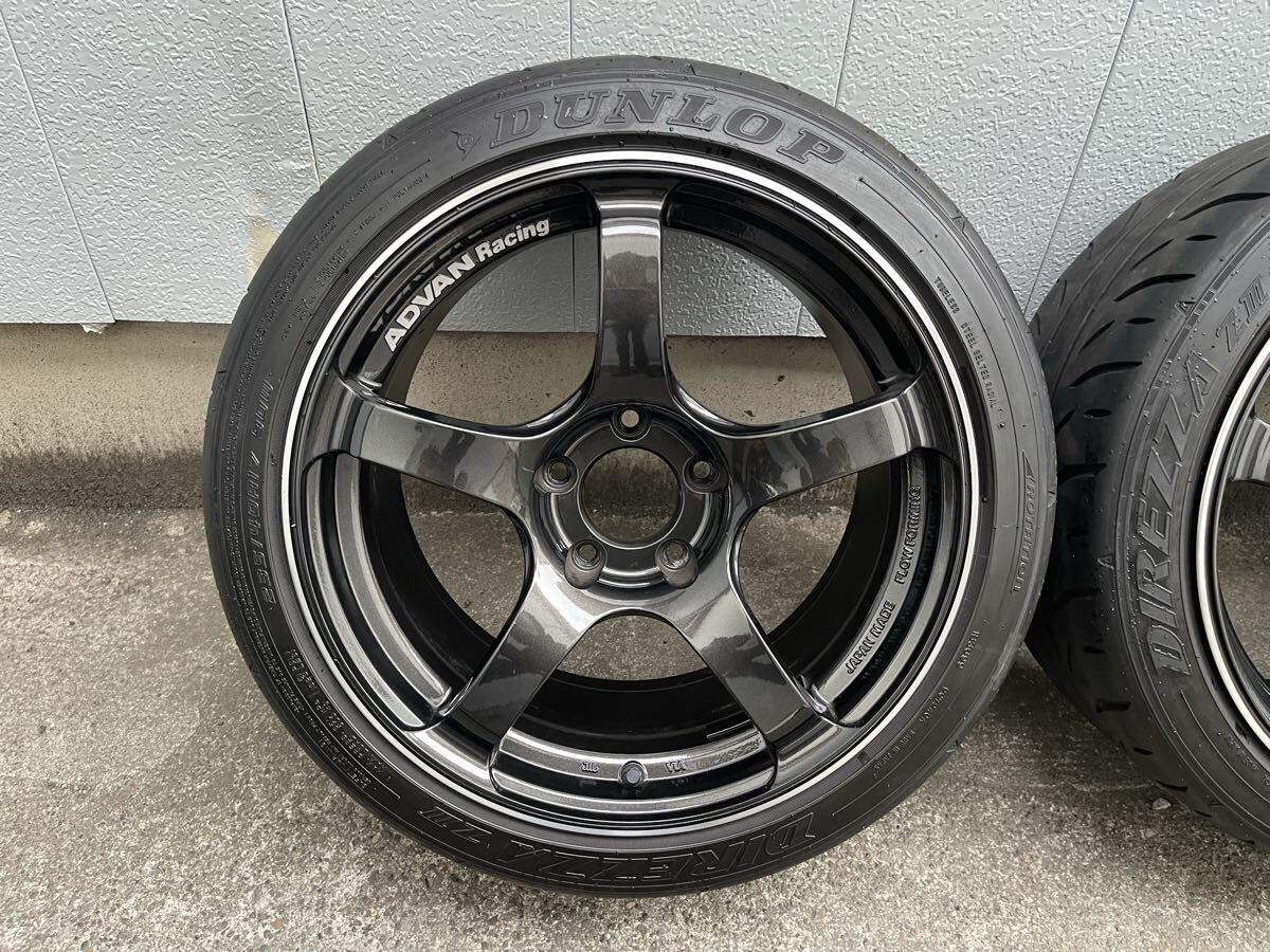 ホイール4本　17インチ8J 2本　9J 2本 ADVAN RACING ヨコハマ ADVAN RACING TC-4 17インチ 9j +45 114.3 5穴 レーシング