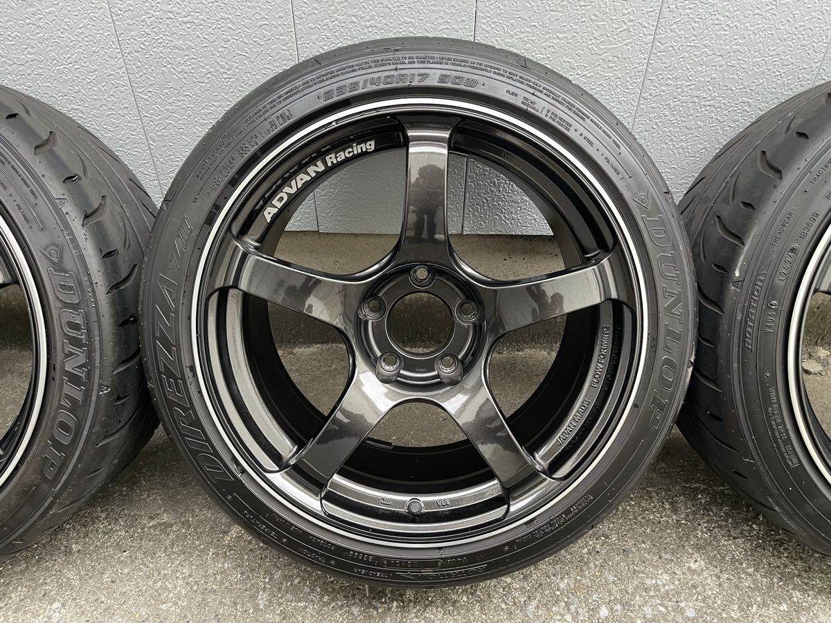 ヨコハマ ADVAN RACING TC-4 17インチ 9j +45 114.3 5穴 レーシング
