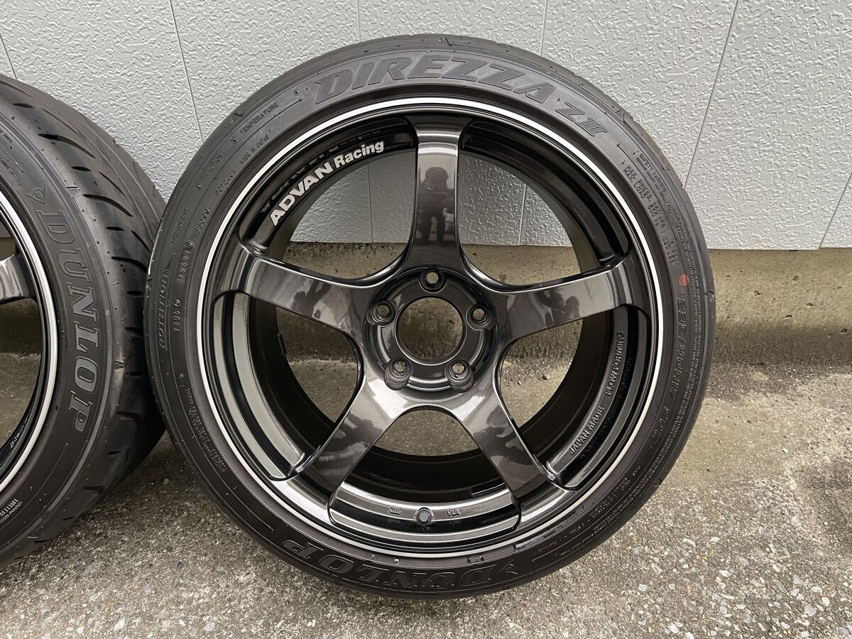 ホイール4本　17インチ8J 2本　9J 2本 ADVAN RACING ヨコハマ ADVAN RACING TC-4 17インチ 9j +45 114.3 5穴 レーシング