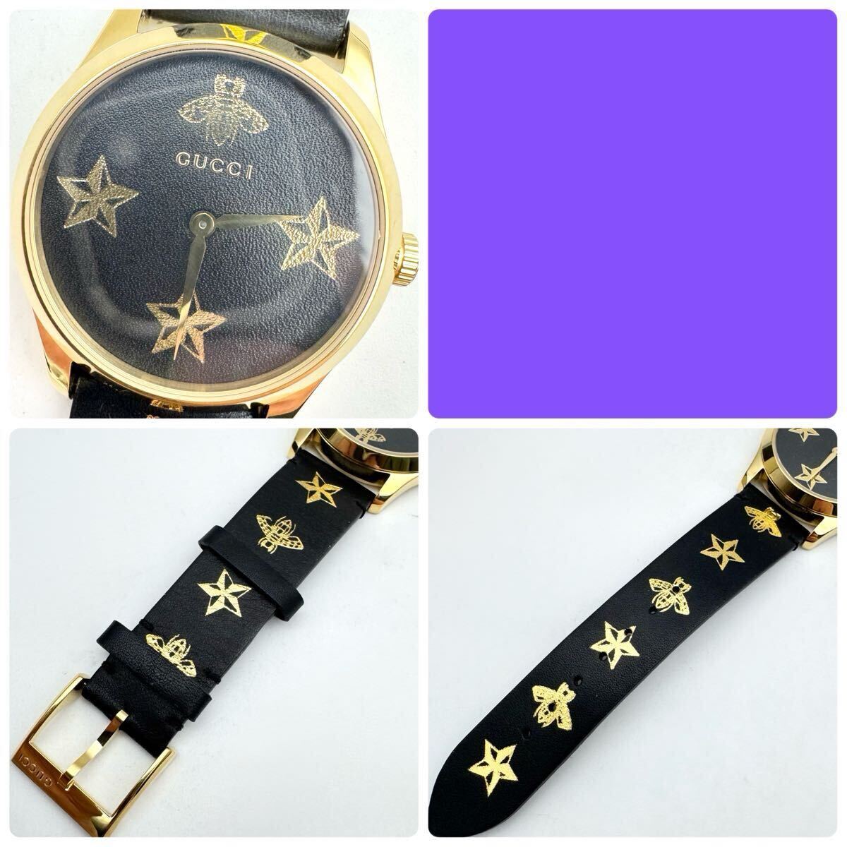 1円〜 未使用品 希少デザイン GUCCI グッチ Gタイムレス 126.4