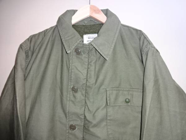 米軍 実物 A-2 ミリタリー デッキ ジャケット L / ビンテージ