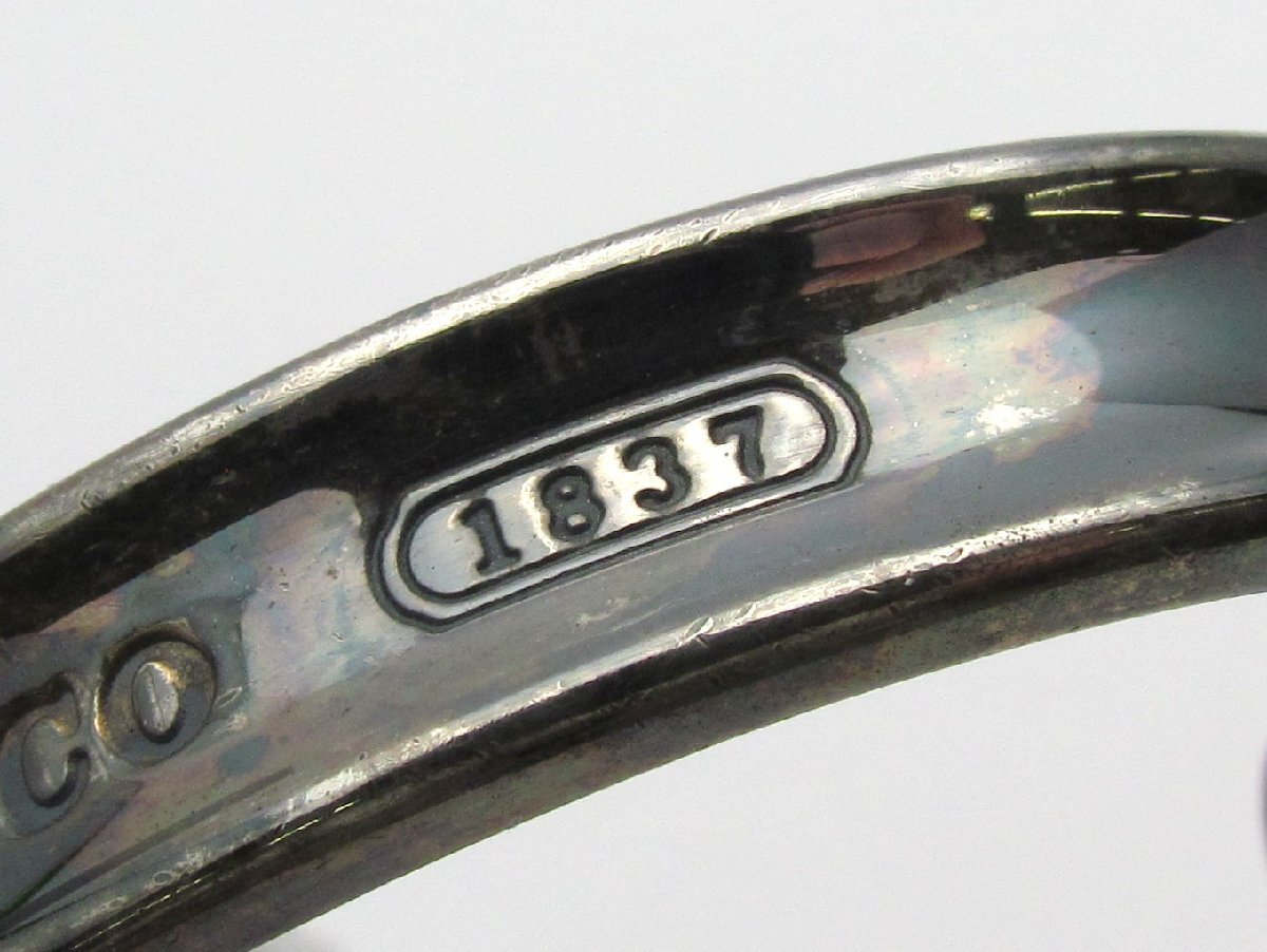 TIFFANY&Co. 1837 シルバー 925刻印 総重量約48.5g バングル