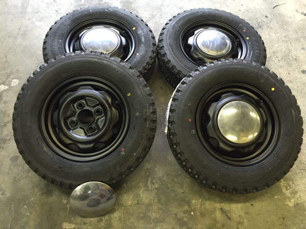 新品ヨコハマ 145R12 6PR 中古鉄ホイール4本！ 145r12 【公式通販】