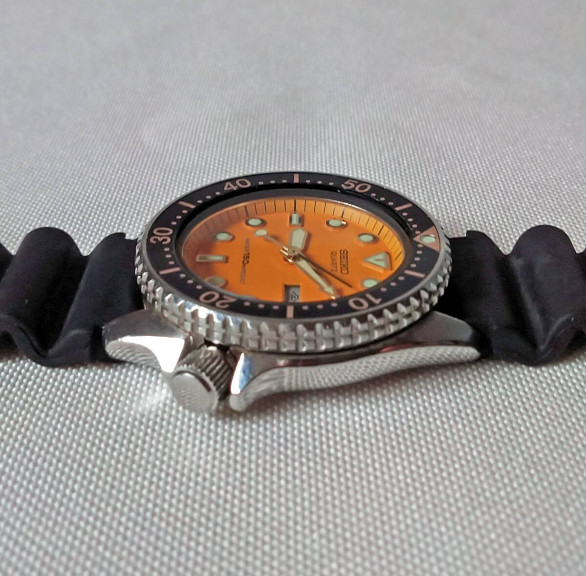 セイコー ダイバー　クオーツ　6458-600a 稼働品 SEIKO セイコー クォーツ 稼働品 ヴィンテージ 150mダイバー 6458-600A