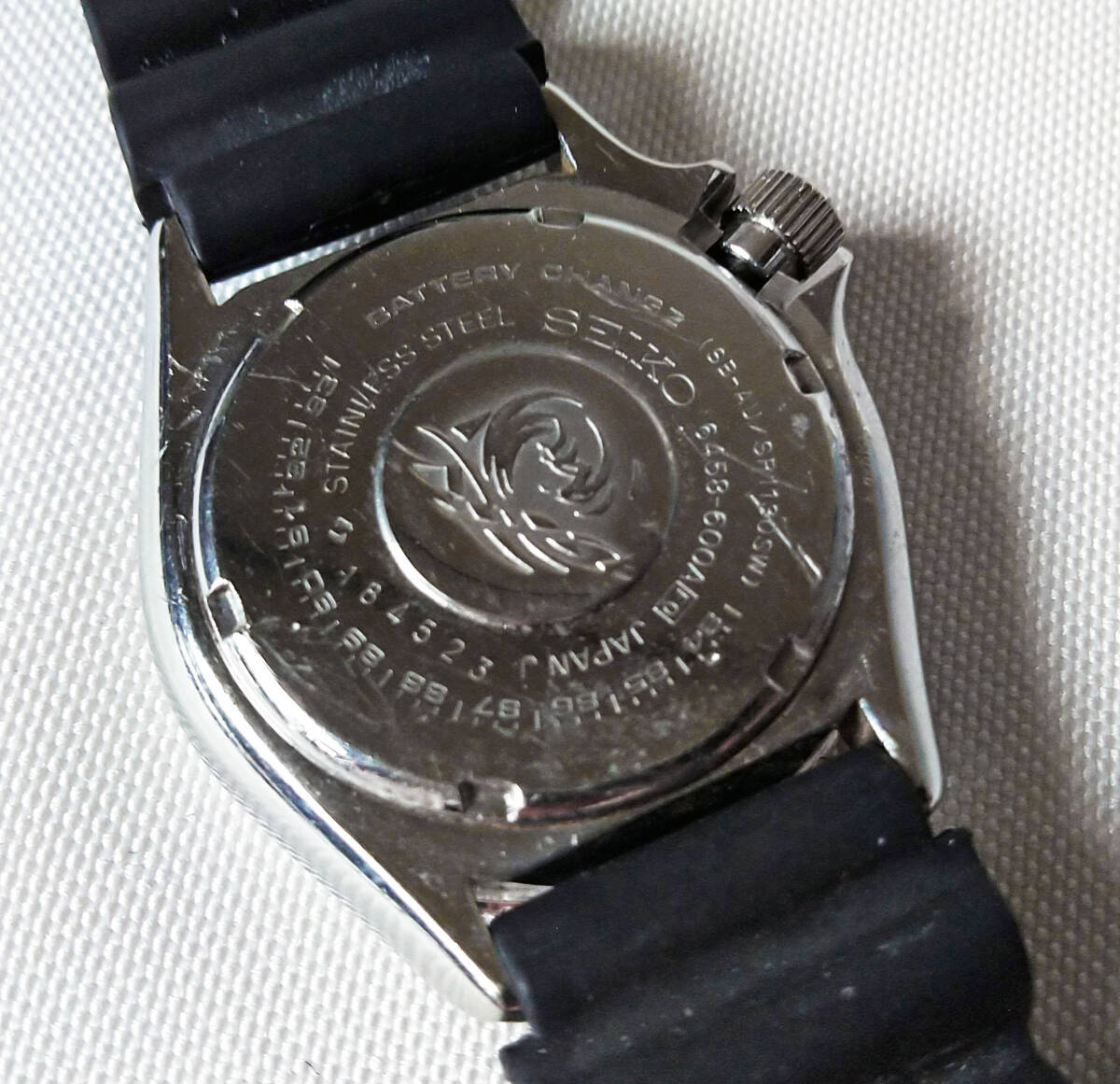 SEIKO セイコー クォーツ 稼働品 ヴィンテージ 150mダイバー 6458-600A