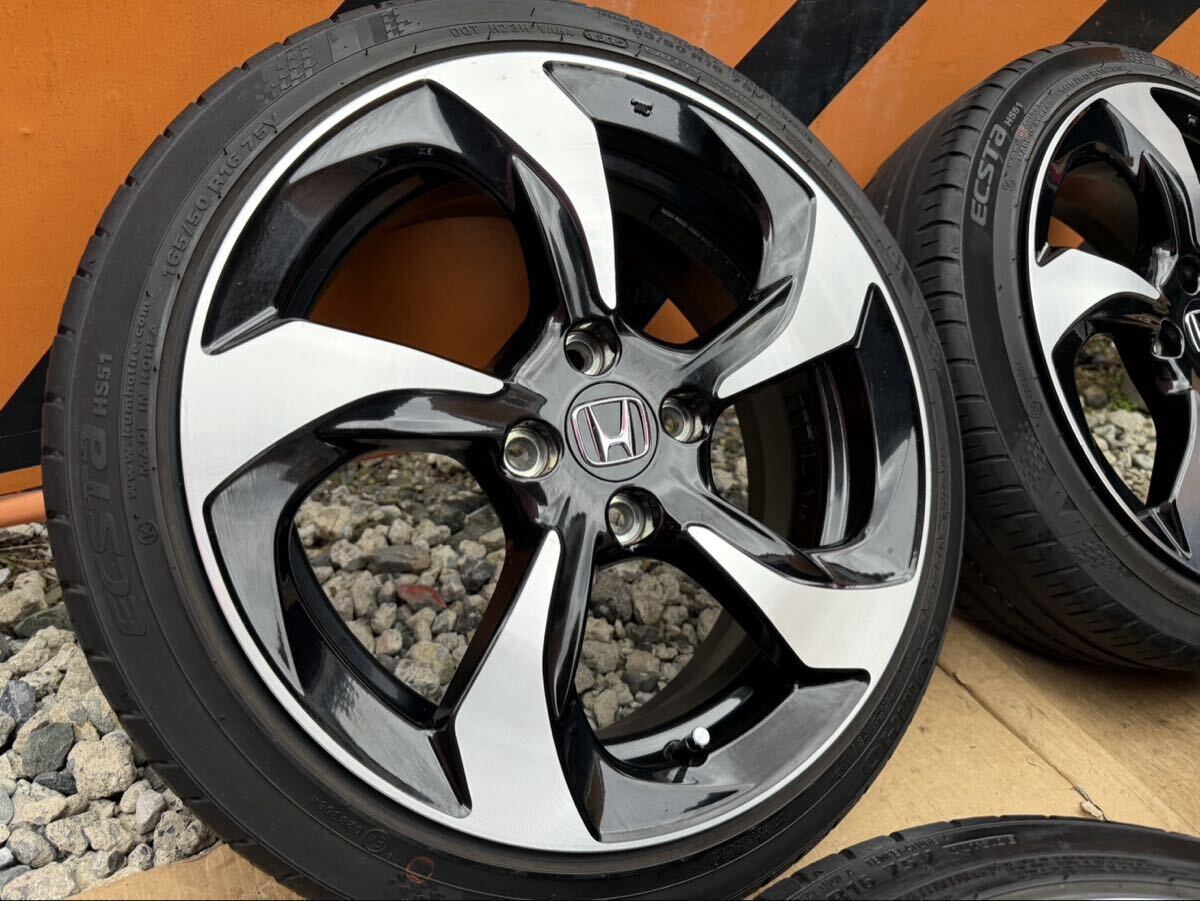 フロント4本 後期 S660 α　5J　+45　N-BOX　N-ONE N-BOX N-ONE N-WGN ホンダ S660 純正 16インチ 前後通しサイズ 6.5J