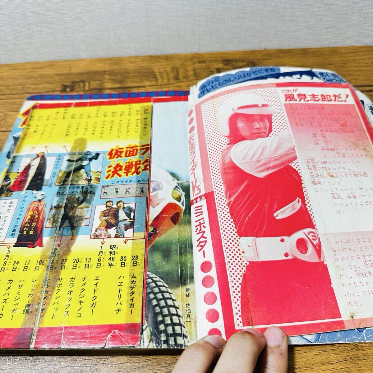 1円】 【初版】テレビマガジン 9月号 増刊 仮面ライダー大百科号 1973