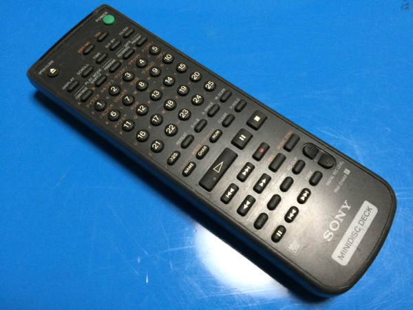 SONY製MDデッキ MDS-JA50ES付属リモコン RM-D14M