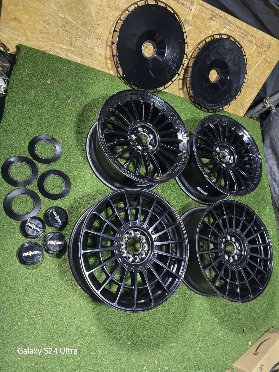 Rotiform ロティフォーム LH-M 8.5J-19 +45 4本 ブラック 5穴 pcd112