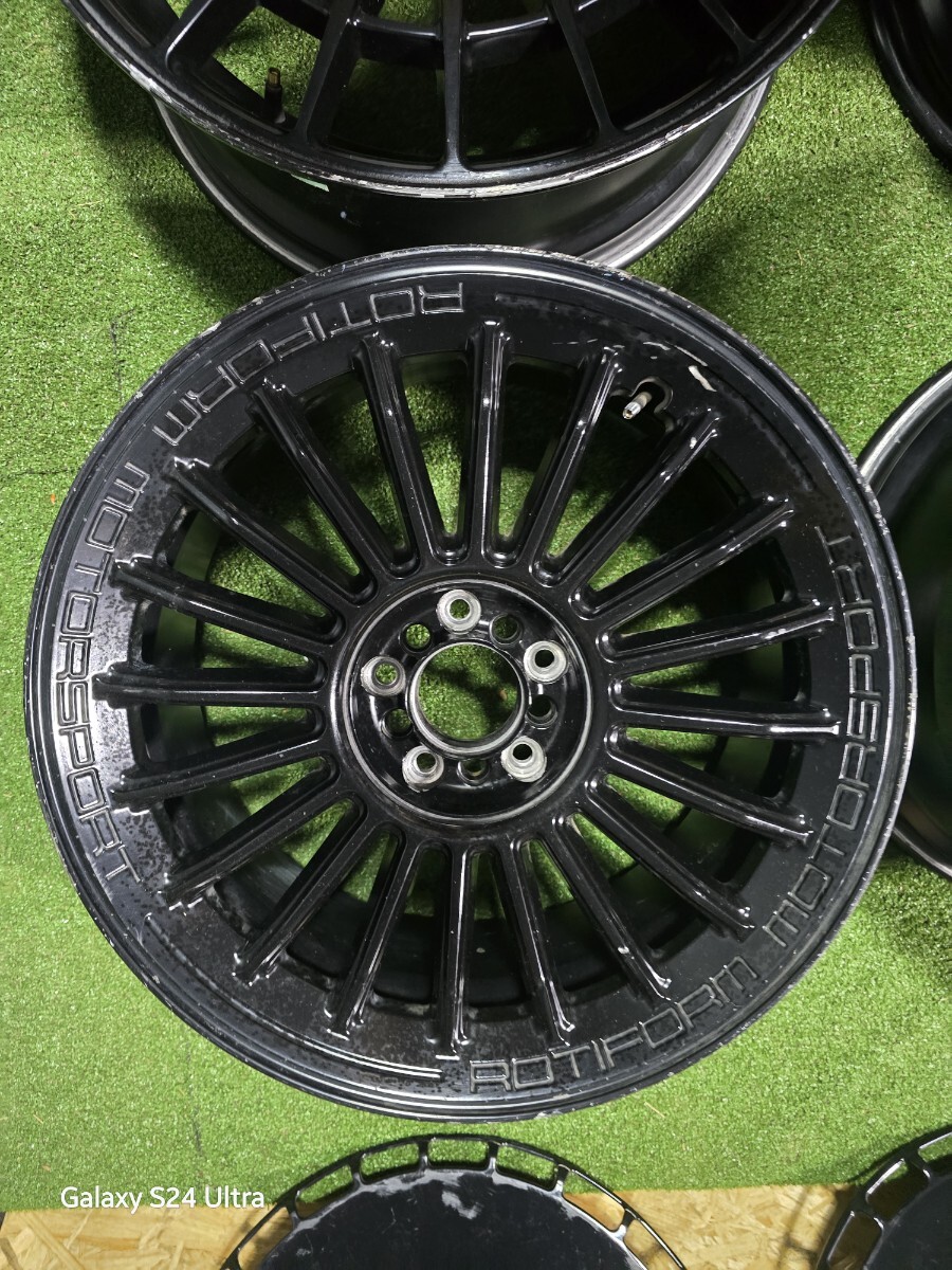 Rotiform ロティフォーム LH-M 8.5J-19 +45 4本 ブラック 5穴 pcd112
