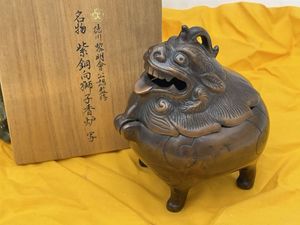 獅子 香炉 銅 仏具の値段と価格推移は？｜18件の売買データから獅子