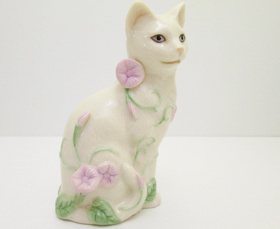レノックス 置物 フィギュリン 猫 陶器 LENOX キャット ジュエリー
