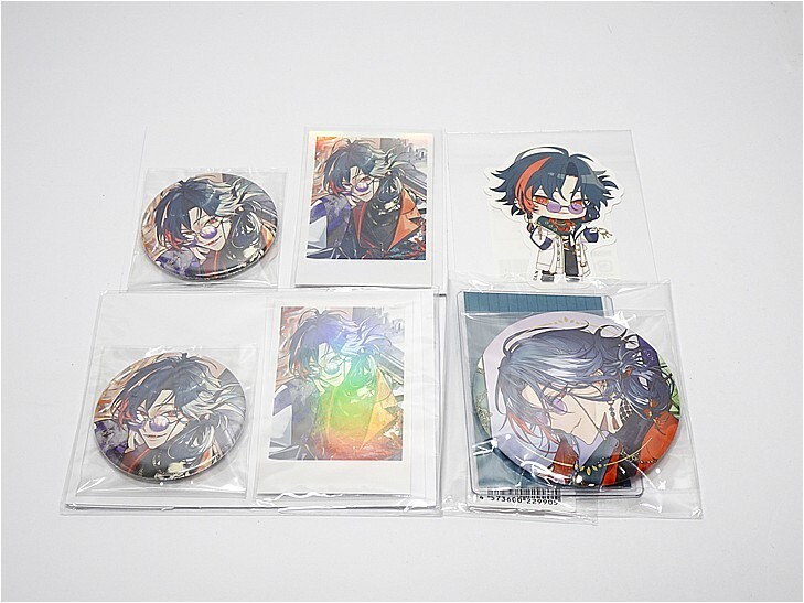 魁星 グッズ 計7点 にじぬい にじぱぺっと 誕生日グッズ 缶バッジ