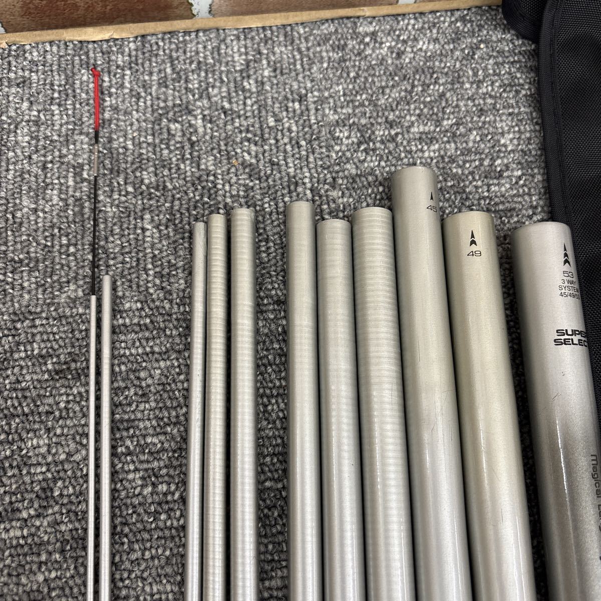 【3本セット】写楽 渓流 3WAYマルチ 45中硬／45硬調／53硬調 スズミ ○1円スタート○szm スズミ Magical Length 写楽 麗峰 中硬硬 45/49/53